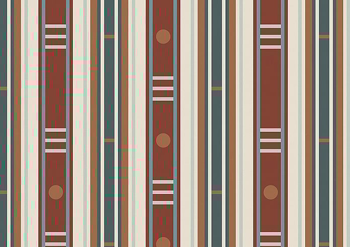 The British Stripe Co. William, Teignbridge No.1 - Roman Blind - Image 7
